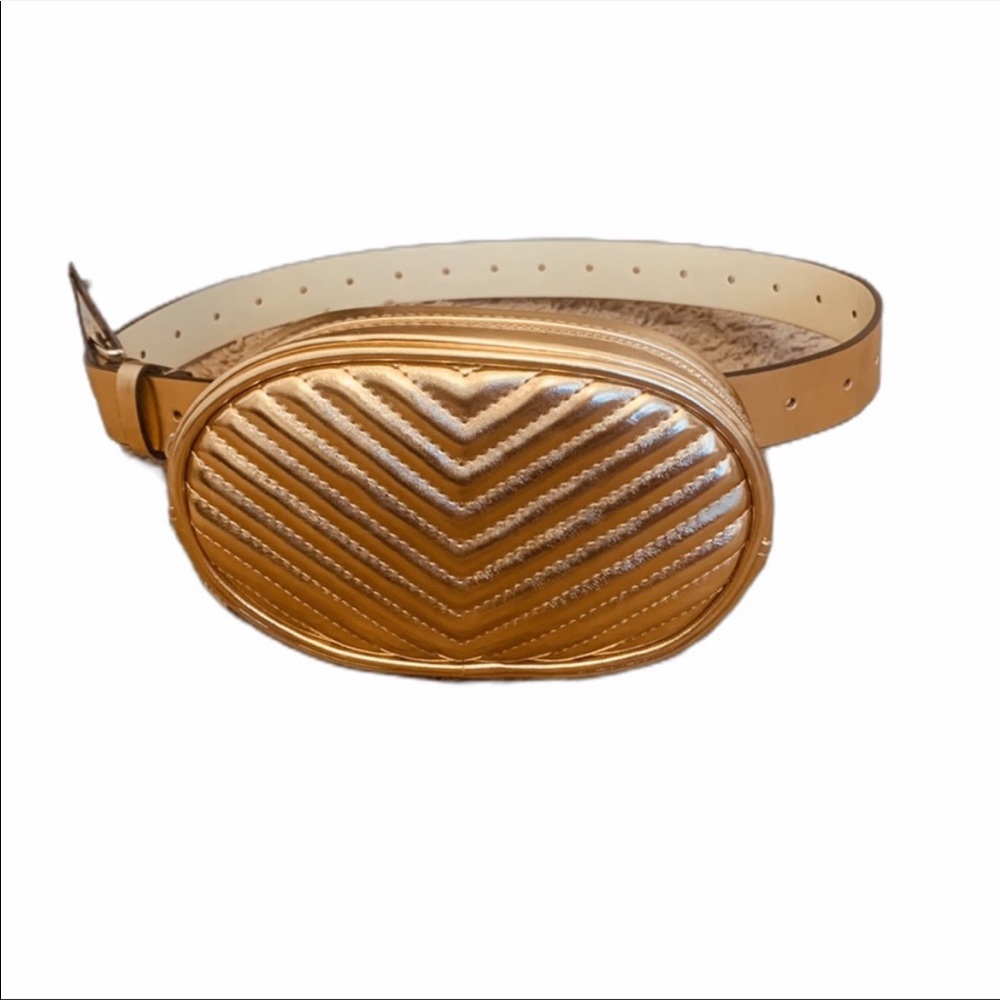 New Rose Gold Detachable Fanny Pack